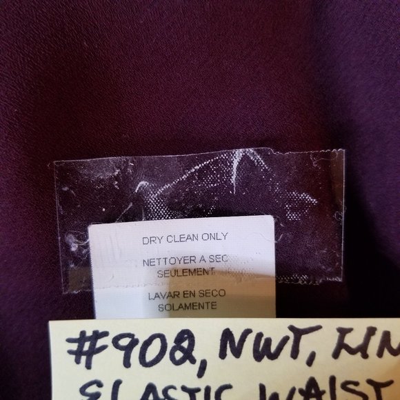 ✅#902 NWT Karen Kane Lifestyle Purple Paisley Skirt - Picture 8 of 16